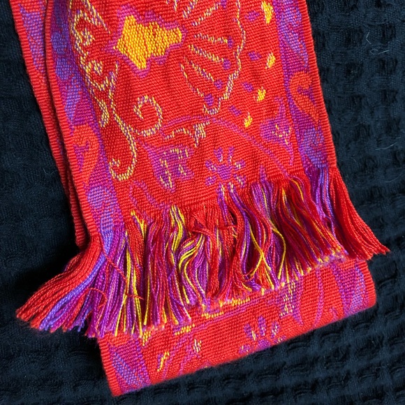 Vintage Liz Claiborne Tapestry Belt - Picture 8 of 8